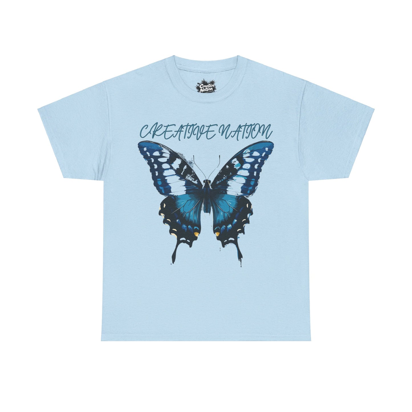 Shirt To Match SB Dunk Low Futura Laboratories Bleached Aqua Unisex Tee Butterfly Shirt For Dunks