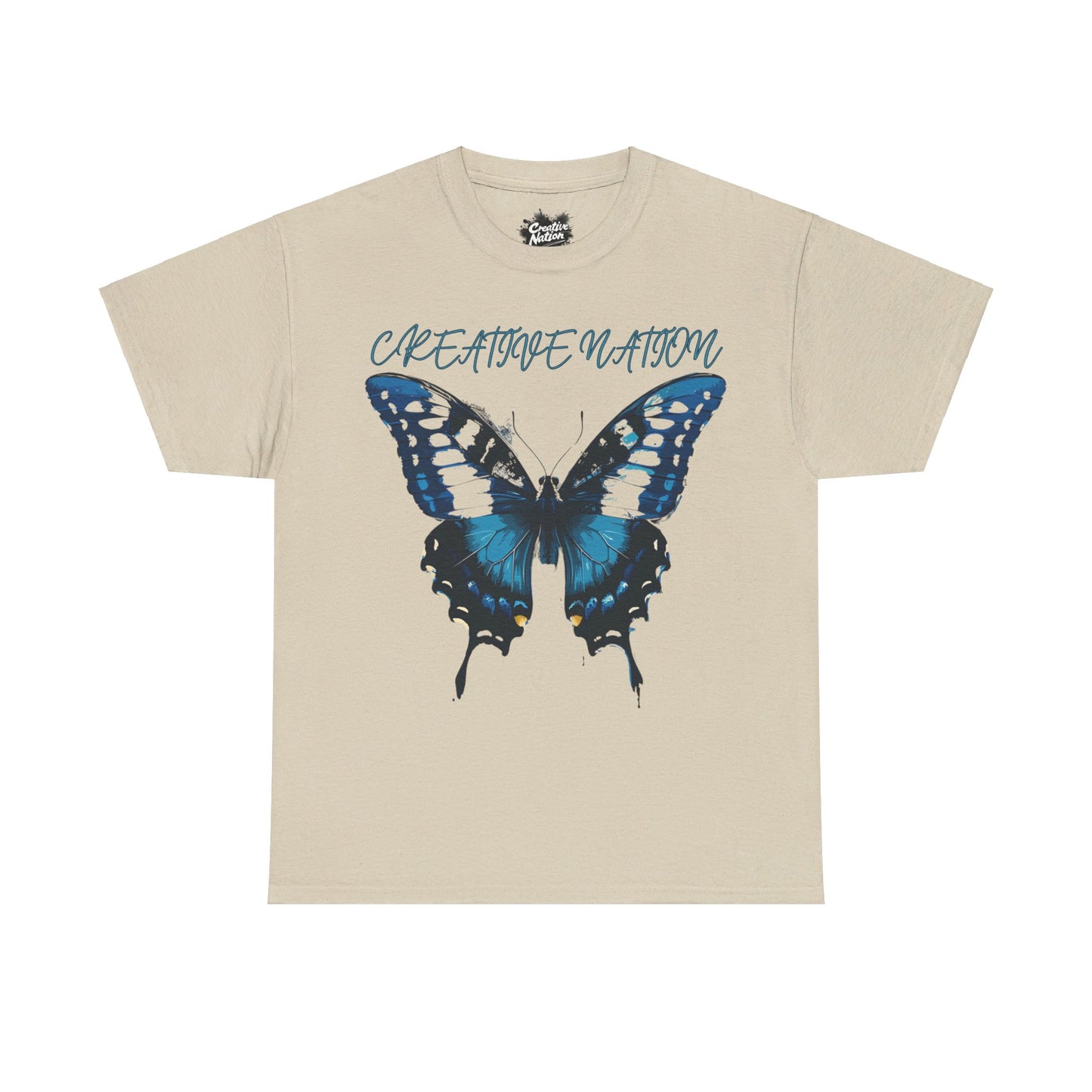 Shirt To Match SB Dunk Low Futura Laboratories Bleached Aqua Unisex Tee Butterfly Shirt For Dunks