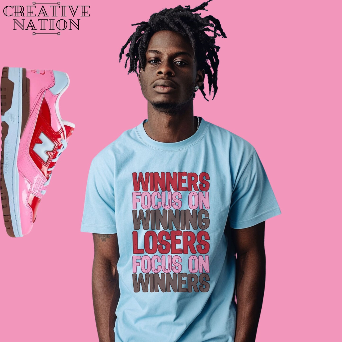 Shirt To Match New Balance 550 Y2K Patent Leather Pack Red Pink Unisex Tee Gym Shirt For 550