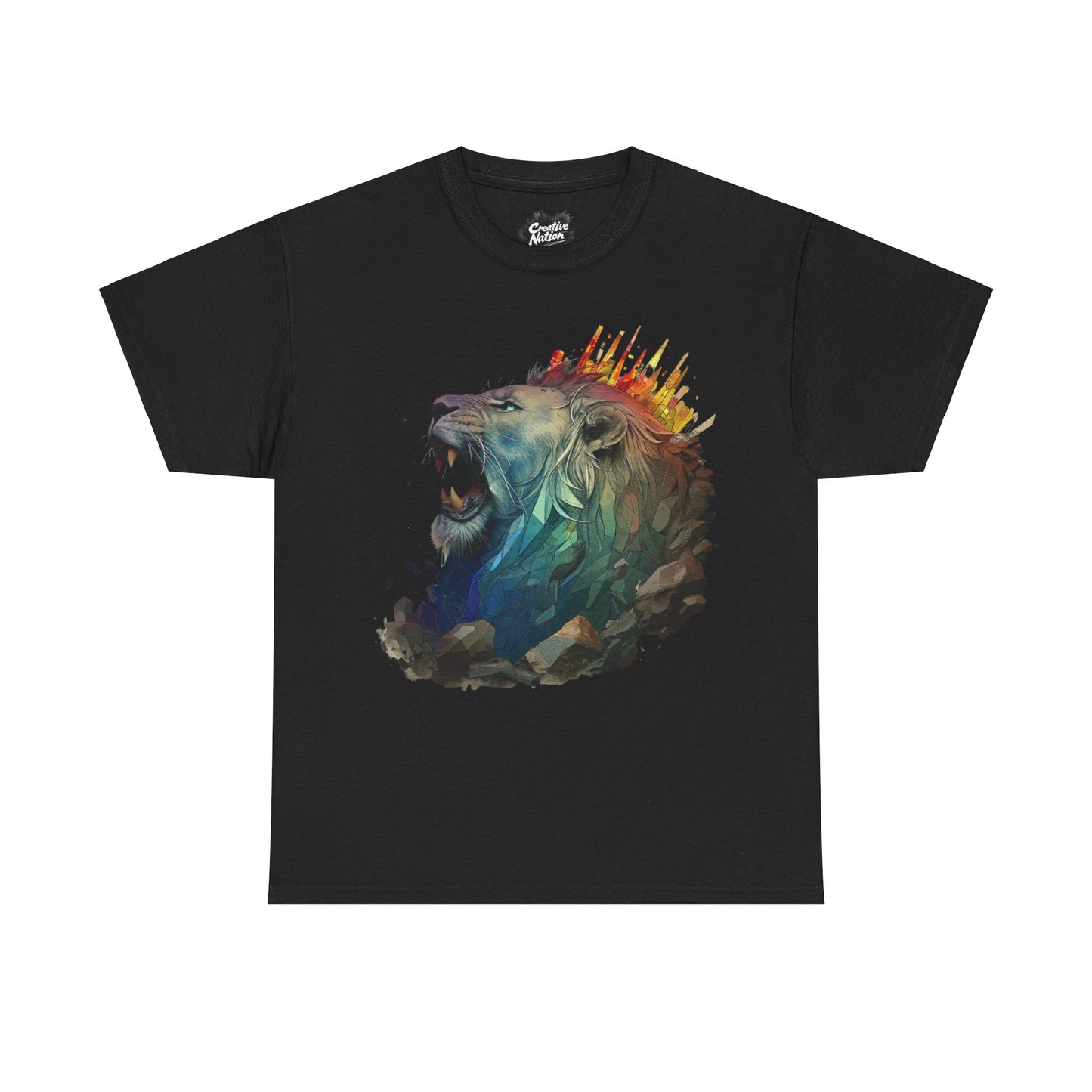 Shirt To Match SB Dunk Low Futura Laboratories Bleached Aqua Unisex Tee Lion Shirt For Dunks