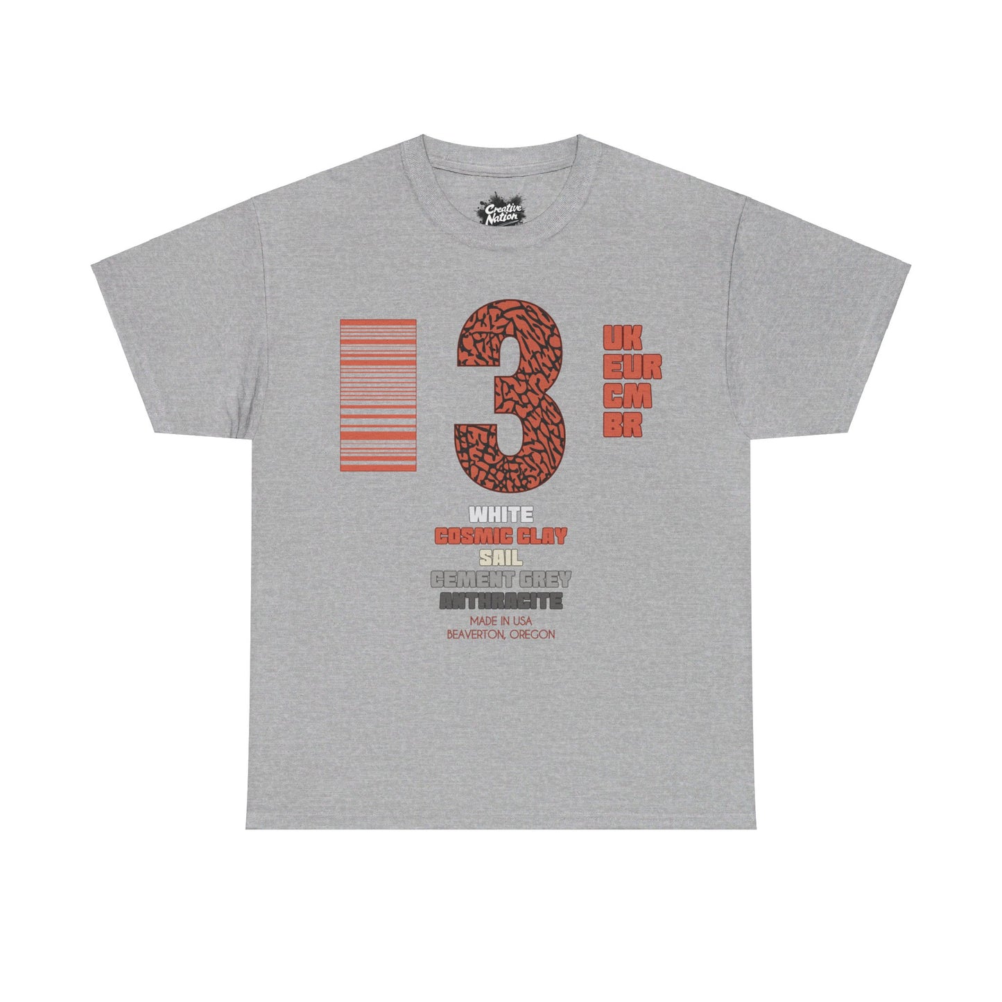 Shirt To Match Air Jordan 3 Retro TD Georgia Peach Unisex Tee Sneakerhead Shirt For Jordan 3