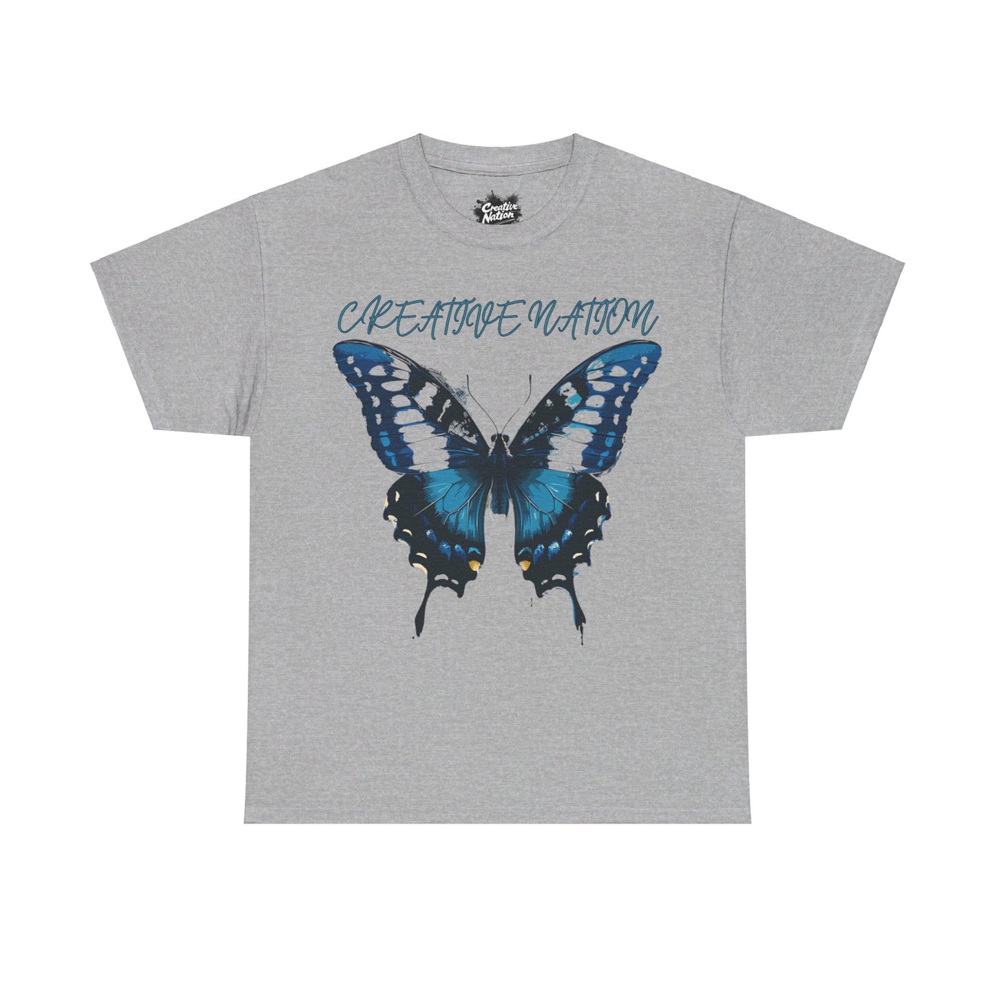 Shirt To Match SB Dunk Low Futura Laboratories Bleached Aqua Unisex Tee Butterfly Shirt For Dunks