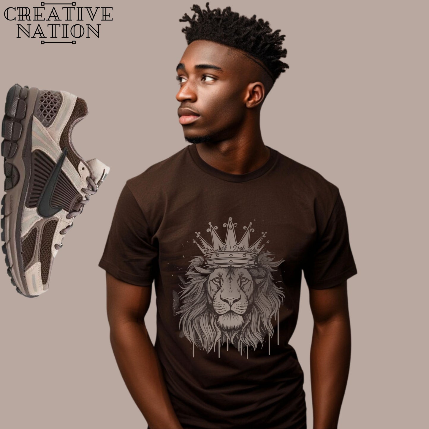 Shirt To Match Zoom Vomero 5 Plum Eclipse Unisex Tee Lion Shirt For Vomero 5