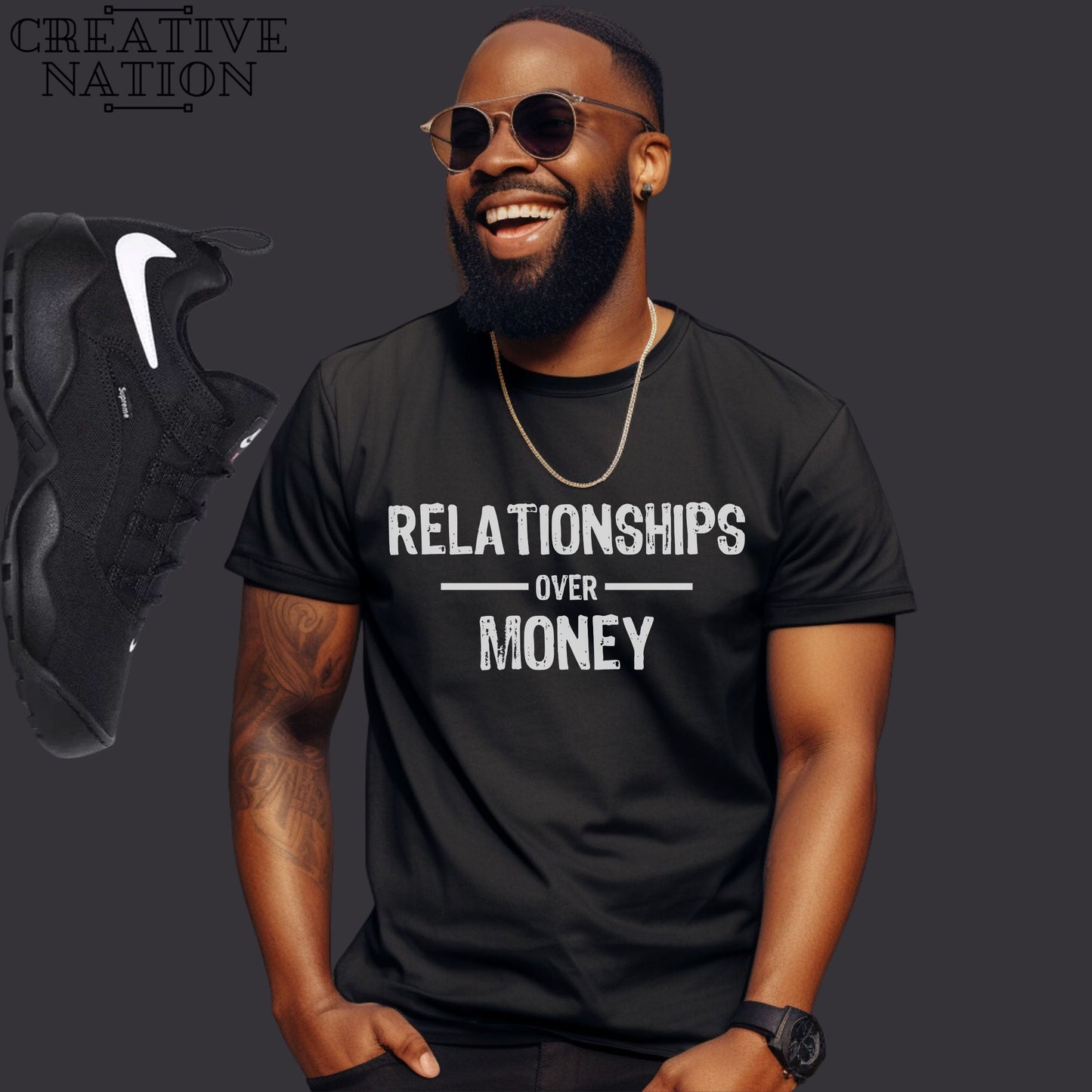Shirt To Match SB Darwin Low Black Unisex Tee Family Shirt For SB Darwin