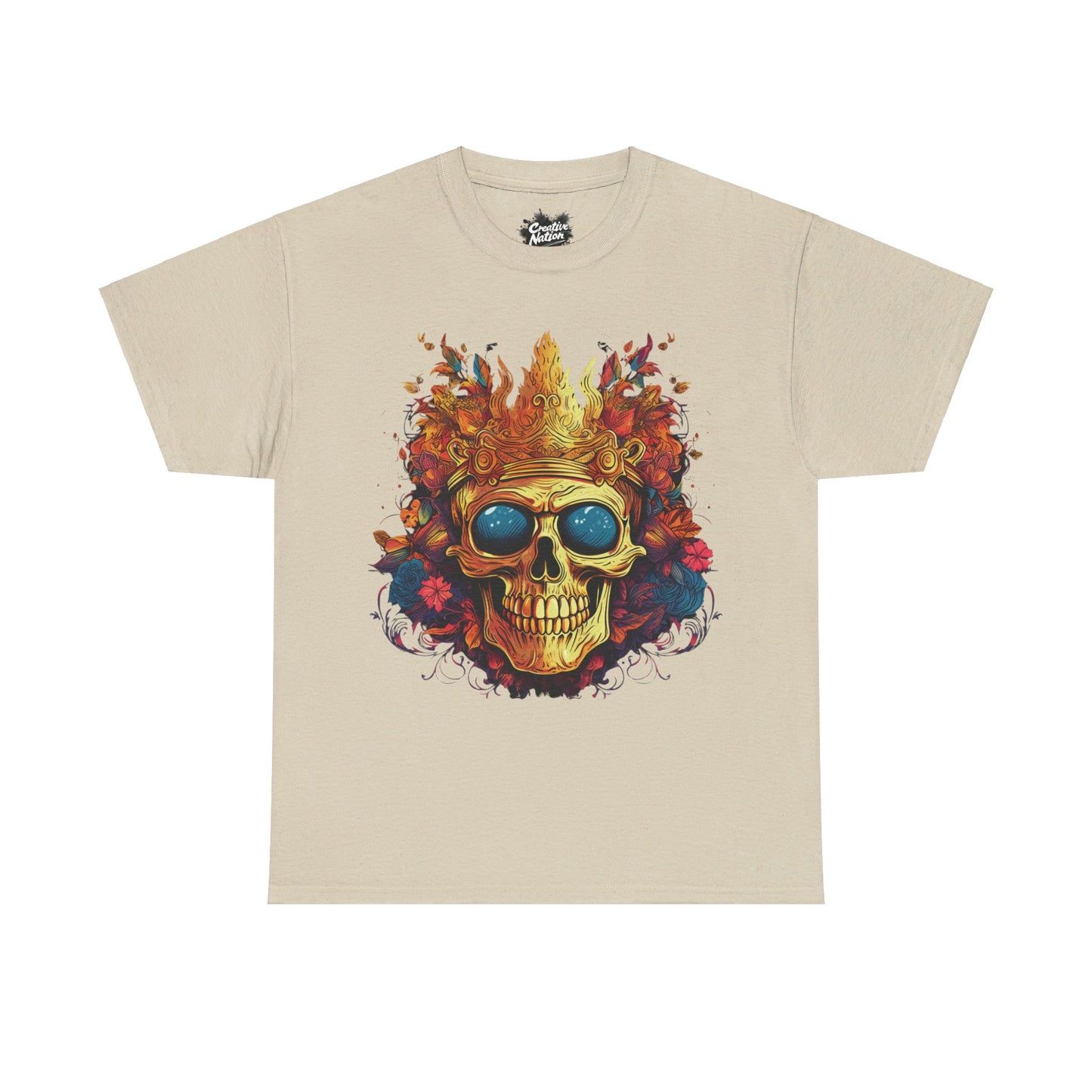 Shirt To Match Undefeated Air Force 1 Low Celestine Blue Unisex Tee Skull Shirt For AF1