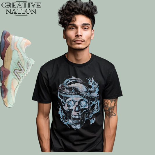 Shirt To Match New Balance 9060 Clay Ash Unisex Tee Sneaker Shirt Skull Shirt For 9060