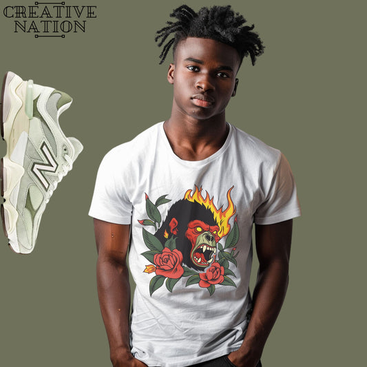 Shirt To Match New Balance 9060 Olivine Unisex Tee Ape Shirt For 9060