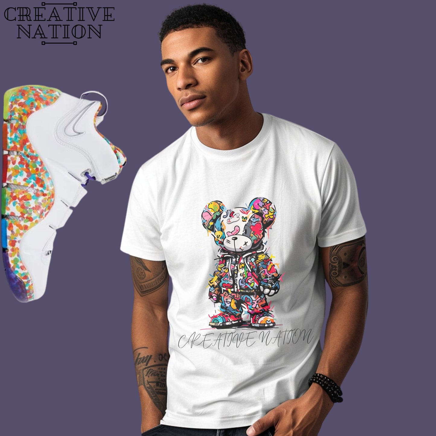 Shirt To Match LeBron 4 Fruity Pebbles Unisex Tee Bear Shirt For LeBron 4