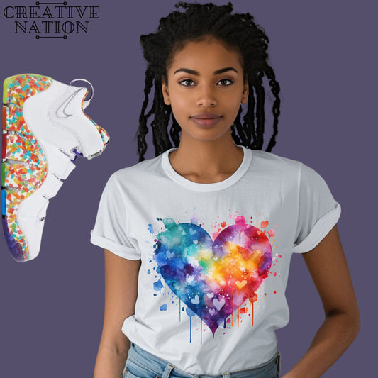 Shirt To Match LeBron 4 Fruity Pebbles Unisex Tee Heart Shirt For LeBron 4