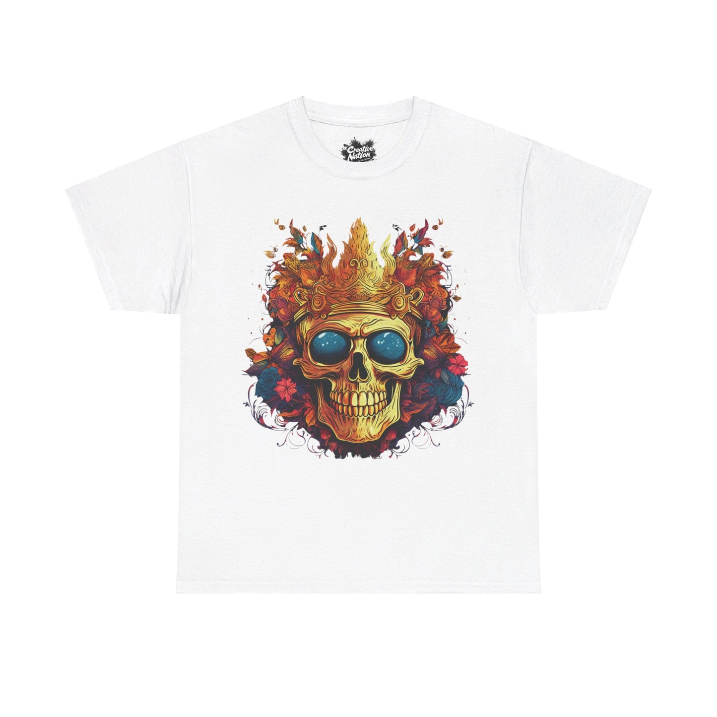 Shirt To Match Undefeated Air Force 1 Low Celestine Blue Unisex Tee Skull Shirt For AF1