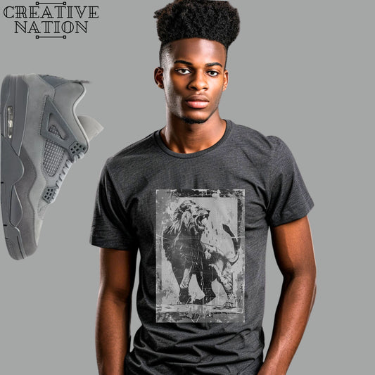 Shirt To Match Jordan 4 Retro SE Paris Unisex Tee Lion Shirt For Jordan 4