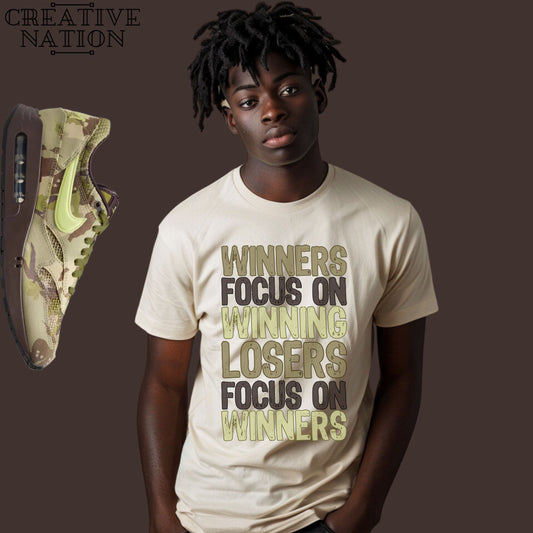 Shirt To Match Air Max 1 '86 OG Camo Light Lemon Twist Unisex Tee Gym Shirt For Air Max 1