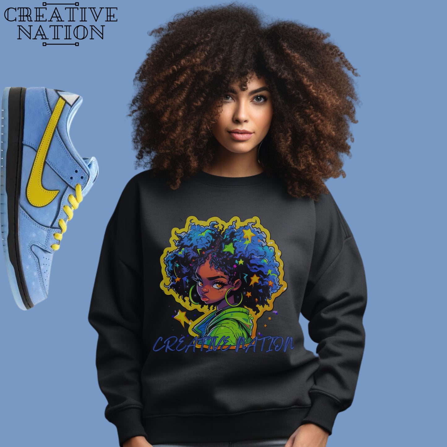 Sweatshirt To Match The Powerpuff Girls Dunk Low Pro SB QS Bubbles Unisex Tee Afro Shirt For Dunks