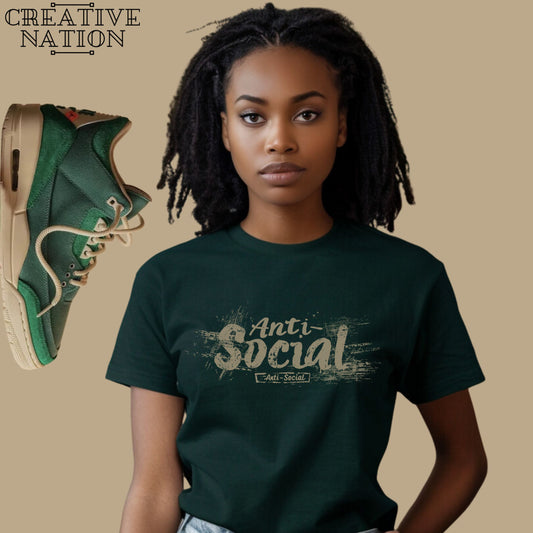 Shirt To Match Jordan 3 Retro SP Nina Chanel Abney Bicoastal Unisex Tee Anti Social Shirt For Jordan 3