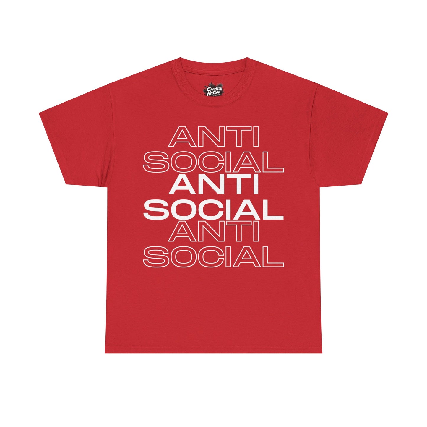 Shirt To Match Jordan 2/3 White Varsity Red Unisex Tee Anti Social Shirt For Jordan 3