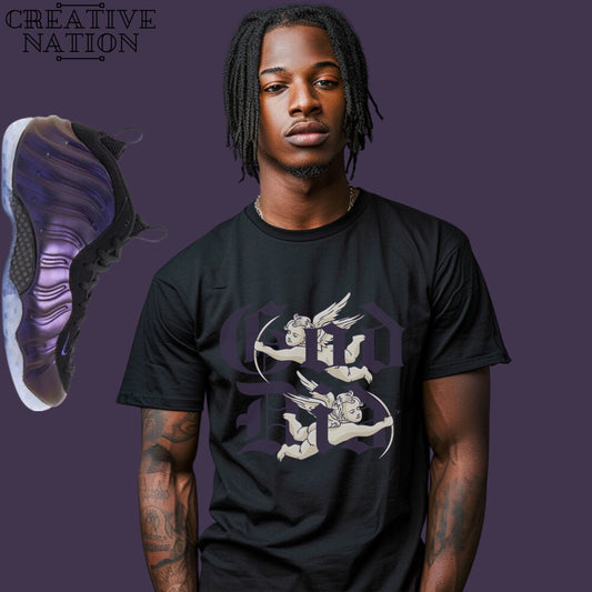 Shirt To Match Air Foamposite One Eggplant Unisex Tee God Shirt For Foamposite