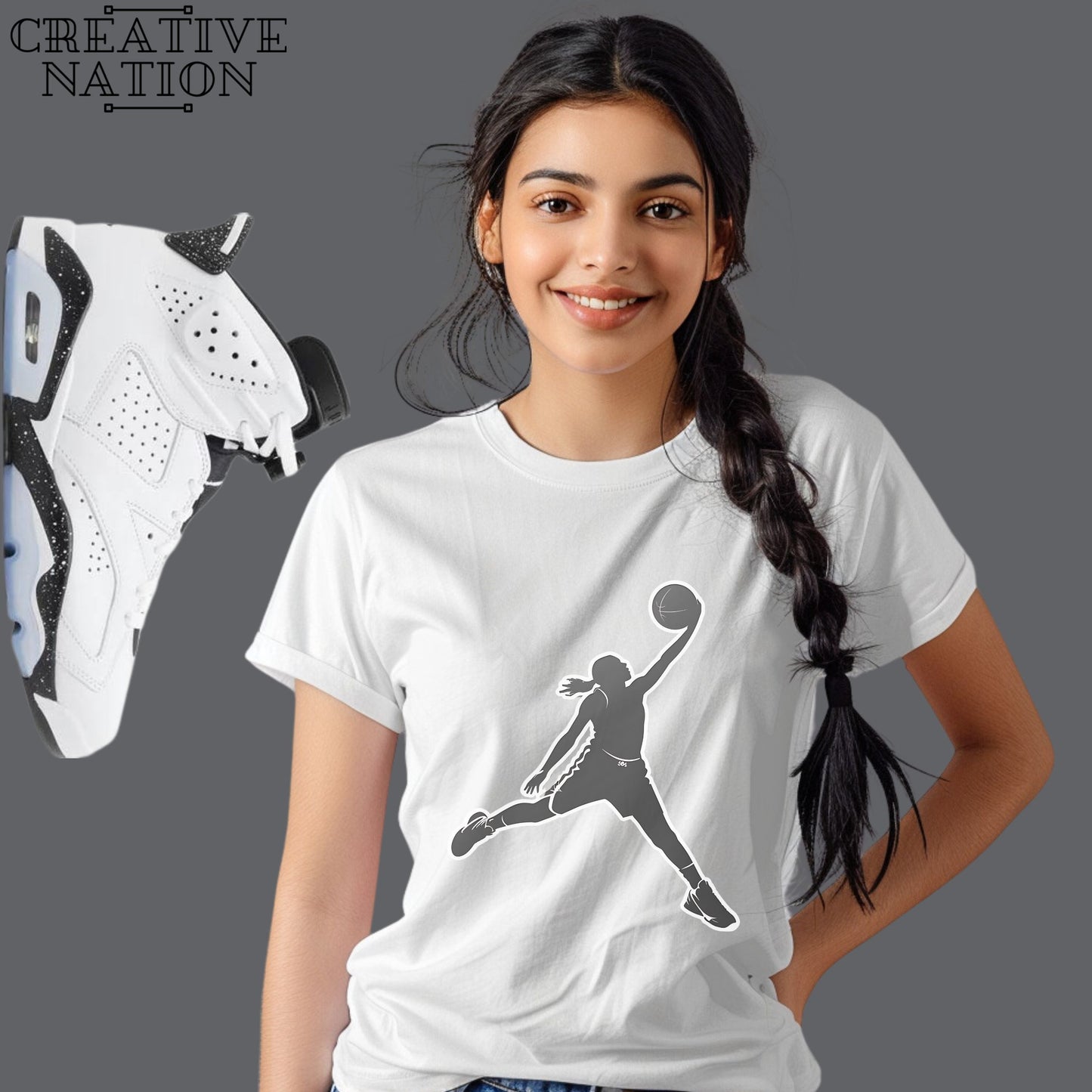 Shirt To Match Jordan 6 Retro Reverse Oreo Unisex Tee Basketball Shirt For Jordan 6