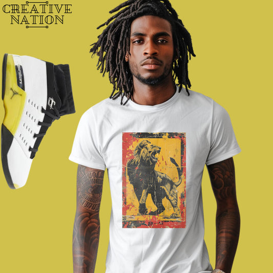 Shirt To Match Jordan 17 Retro Low All-Star Lightning Unisex Tee Lion Shirt For Jordan 17