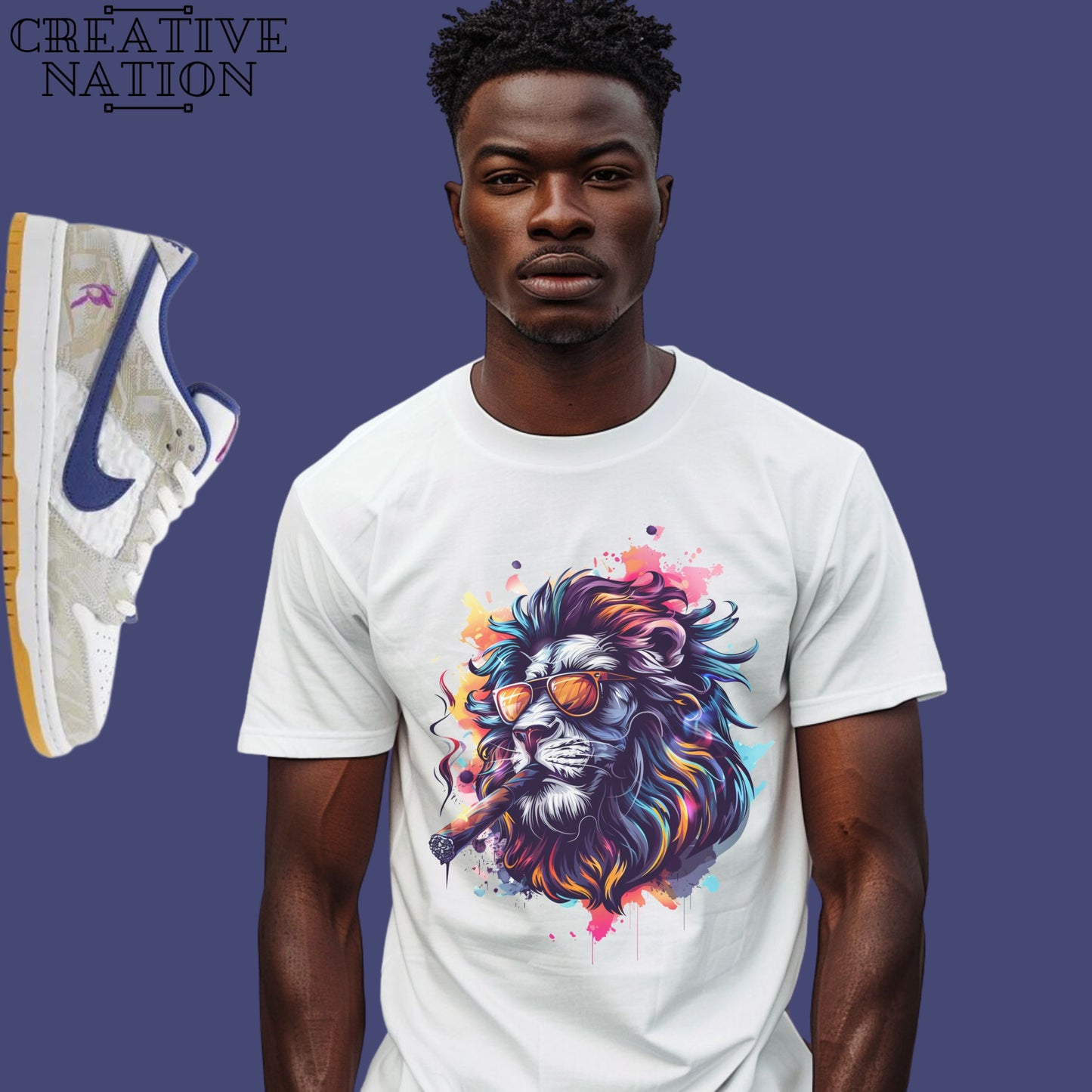 Shirt To Match SB Dunk Low Rayssa Leal Unisex Tee Lion Shirt For Dunks