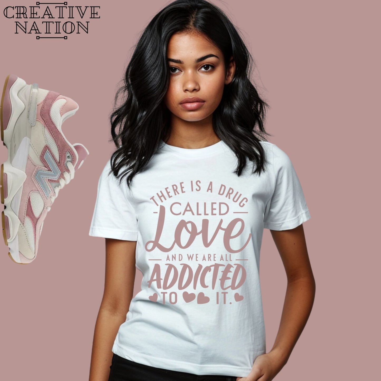 Shirt To Match New Balance 9060 Rose Pink Unisex Tee Love Shirt