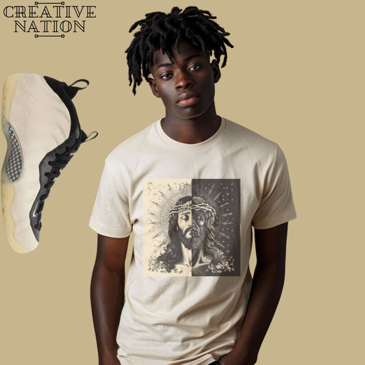 Shirt To Match Air Foamposite One Light Orewood Brown Unisex Tee Jesus Shirt For Foamposite