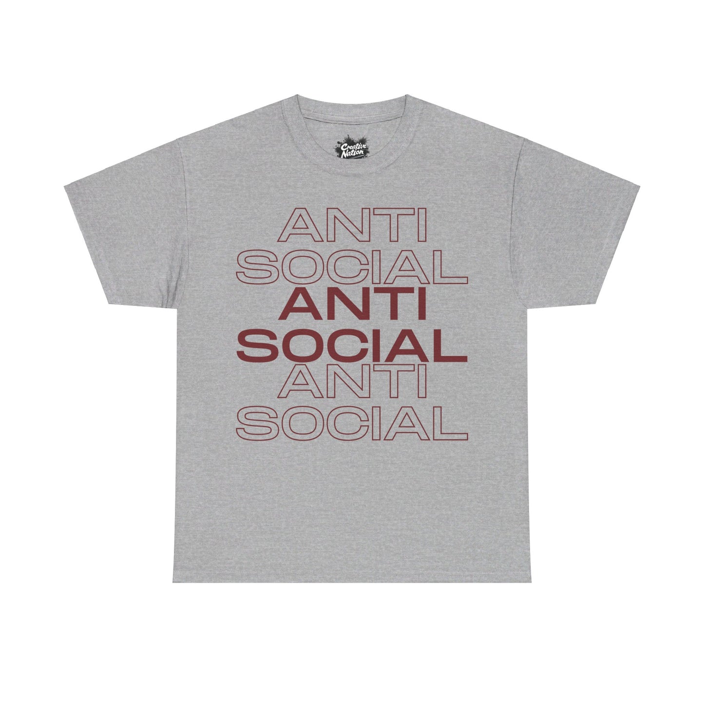 Shirt To Match Jordan 2/3 White Varsity Red Unisex Tee Anti Social Shirt For Jordan 3