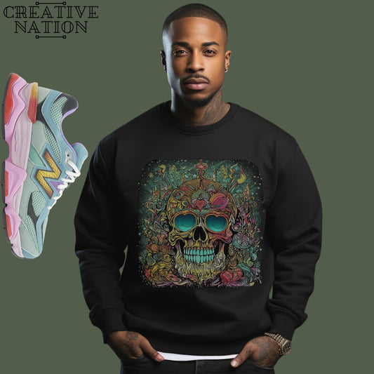 Sweatshirt To Match New Balance 9060 Warped Unisex Tee Skull Shirt For 9060 Shirt