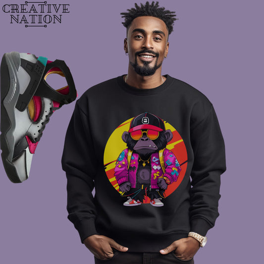 Sweatshirt To Match Air Flight Huarache Airbrush Bordeaux Unisex Tee Ape Shirt For Huarache Shirt