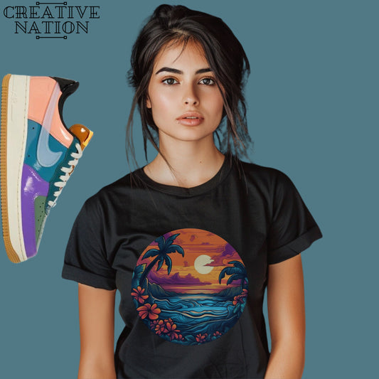 Shirt To Match Undefeated Air Force 1 Low Celestine Blue Unisex Tee Beach Shirt For AF1