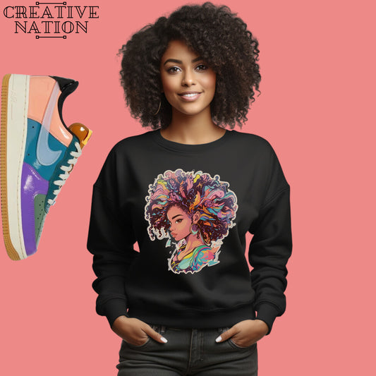 Sweatshirt To Match Undefeated Air Force 1 Low Celestine Blue Unisex Tee Afro Shirt For AF1