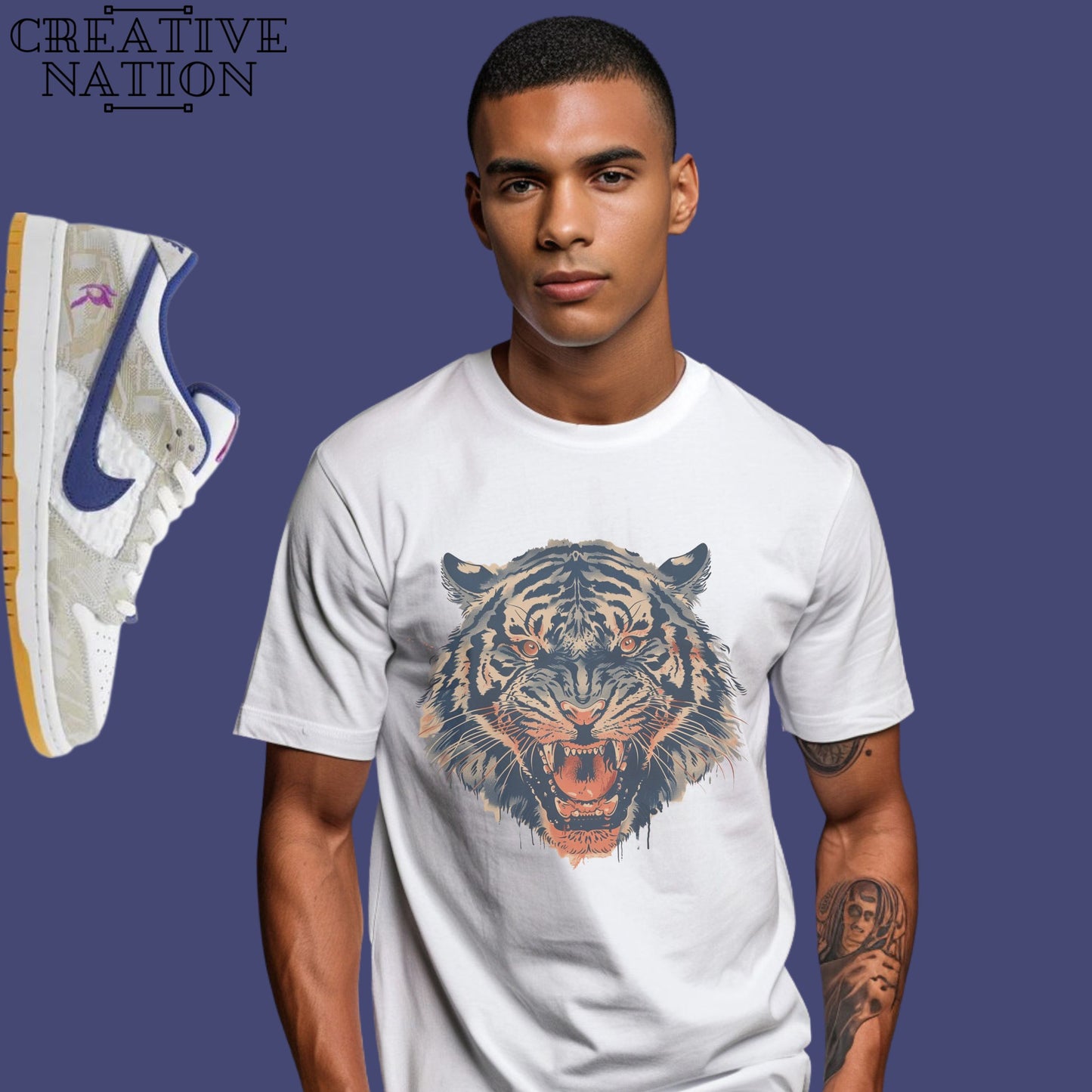 Shirt To Match SB Dunk Low Rayssa Leal Unisex Tee Tiger Shirt For Dunks