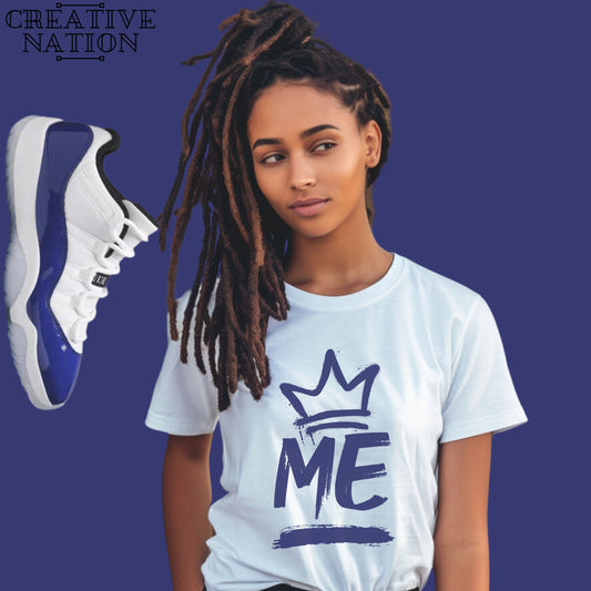 Shirt To Match Jordan 11 Retro Low White Concord Unisex Tee Me Shirt For Jordan 11