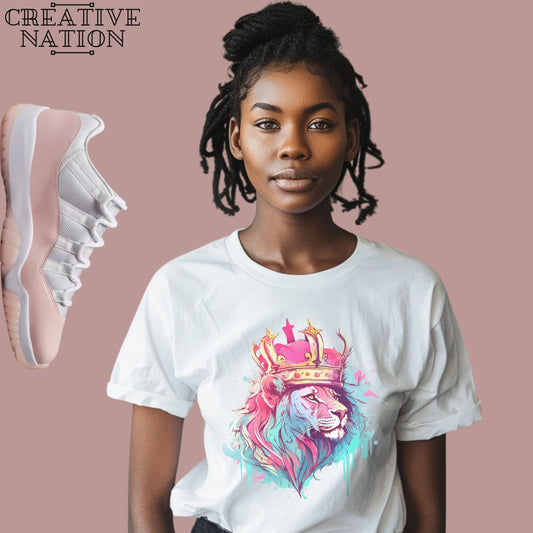 Shirt To Match Jordan 11 Retro Low Legend Pink Unisex Tee Lion Shirt For Jordan 11