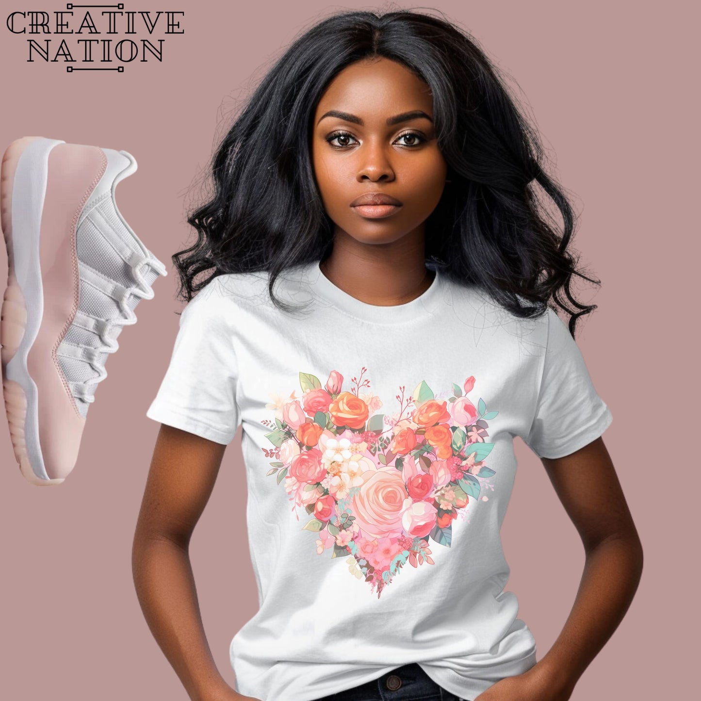 Shirt To Match Jordan 11 Retro Low Legend Pink Unisex Tee Heart Shirt For Jordan 11