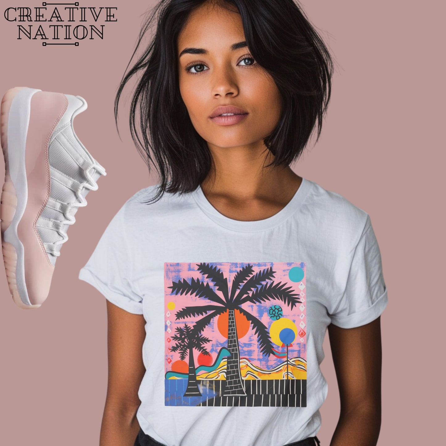 Shirt To Match Jordan 11 Retro Low Legend Pink Unisex Tee Beach Shirt For Jordan 11