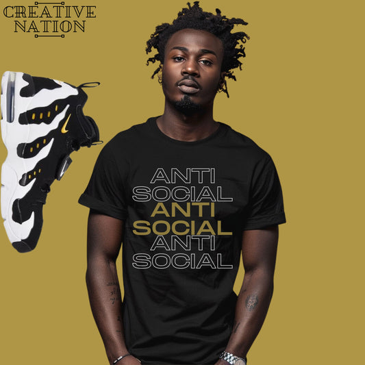 Shirt To Match Air DT Max 96 Black White Unisex Tee Anti Social Shirt For Air DT Max 96