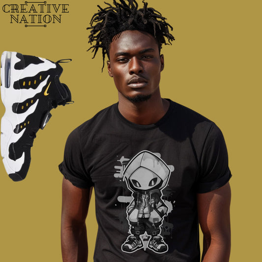 Shirt To Match Air DT Max 96 Black White Unisex Tee Alien Shirt For Air DT Max 96