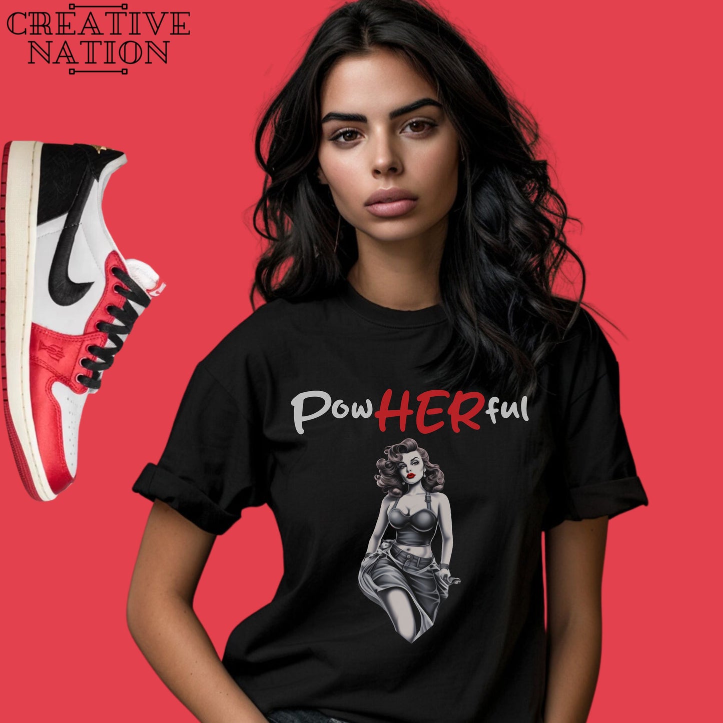 Shirt To Match Jordan 1 Retro Low OG Trophy Room Away Unisex Tee PowHERful Shirt For Jordan 1