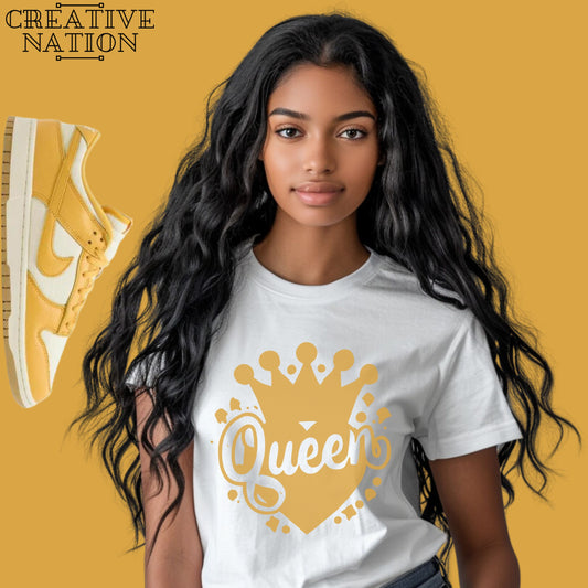 Shirt To Match Dunk Low University Gold Unisex Tee Queen Shirt For Dunks