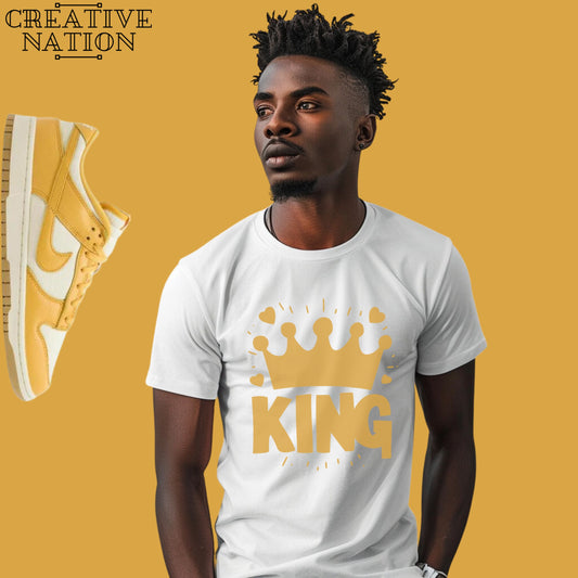 Shirt To Match Dunk Low University Gold Unisex Tee King Shirt For Dunks