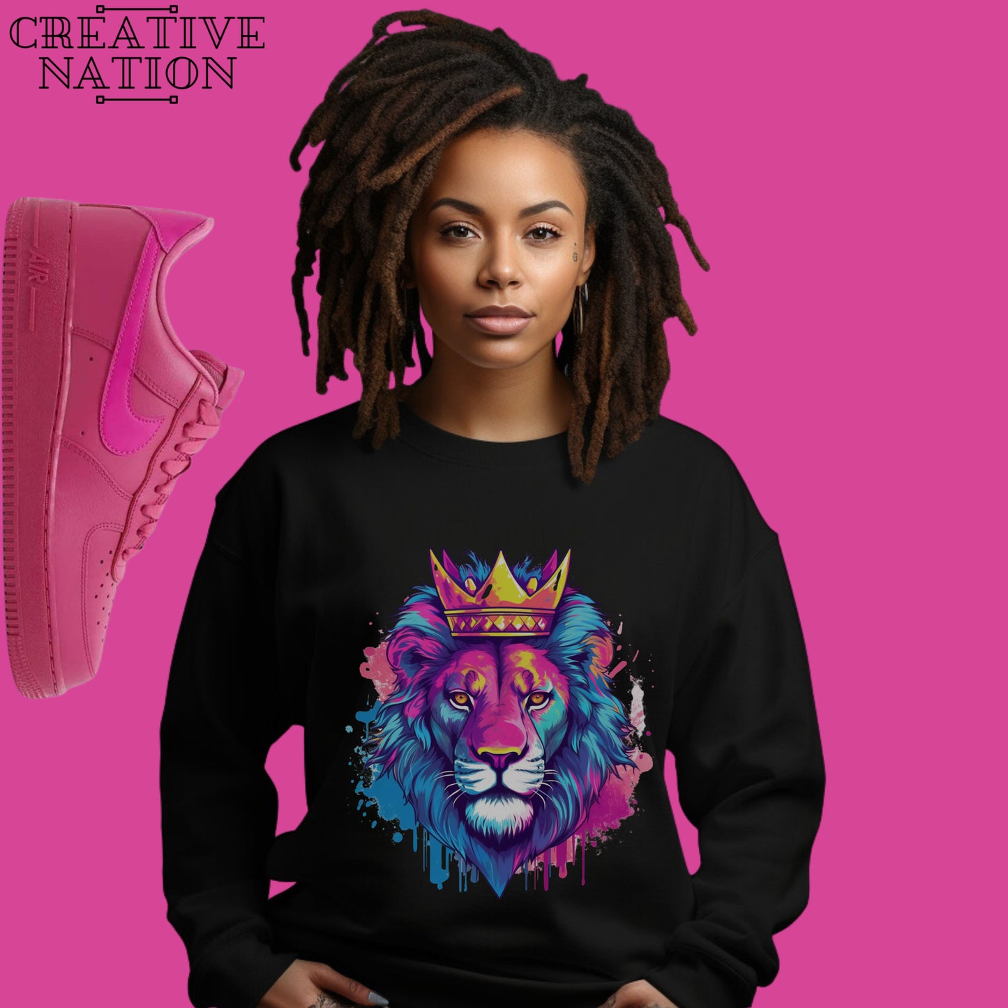 Sweatshirt To Match Wmns Air Force 1 07 Fireberry Unisex Tee Lion Shirt For Af1