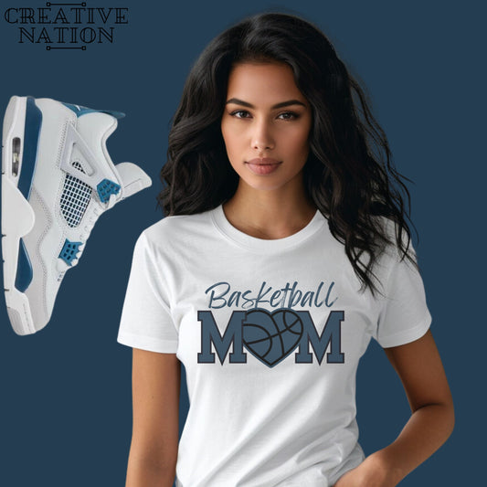 Shirt To Match Jordan 4 Retro Military Blue Unisex Tee Mom Shirt For Jordan 4