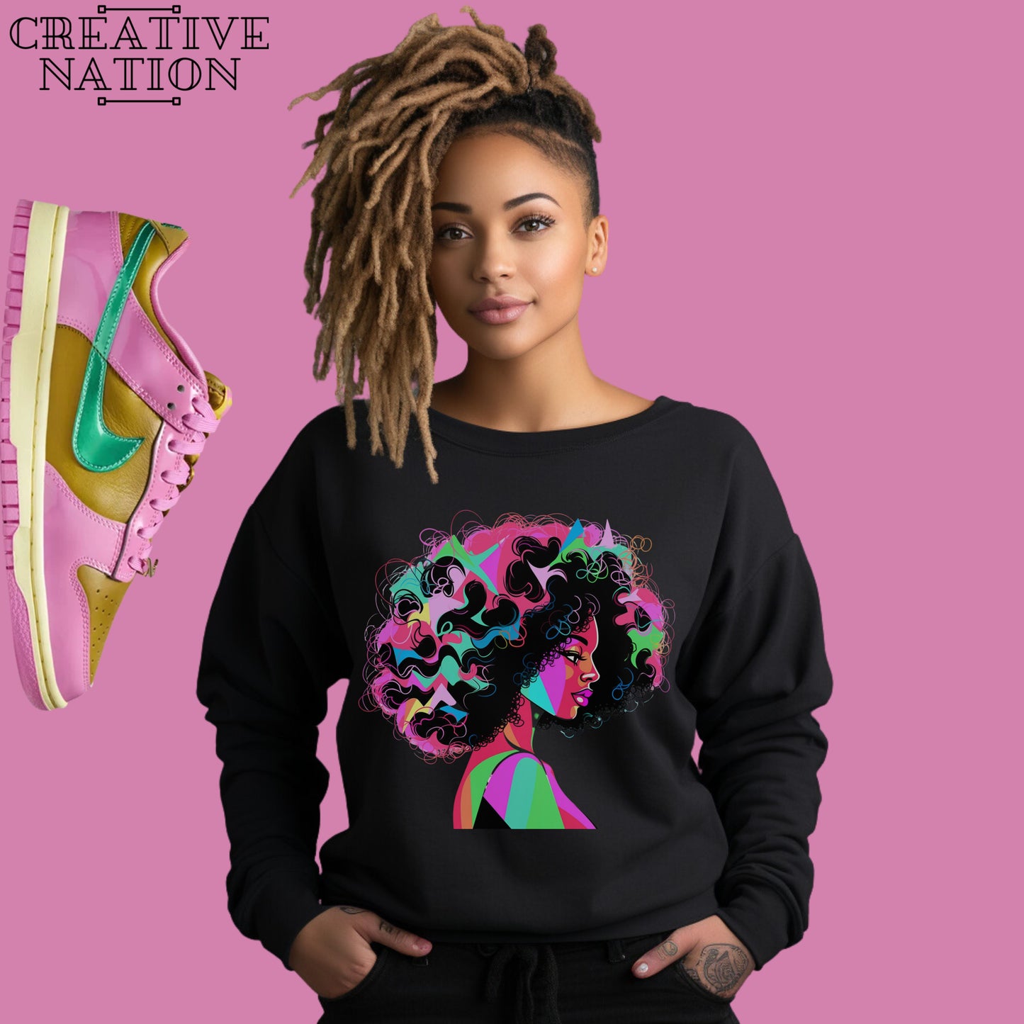 Sweatshirt To Match Parris Goebel Dunk Low Playful Pink Unisex Tee Afro Shirt For Dunks