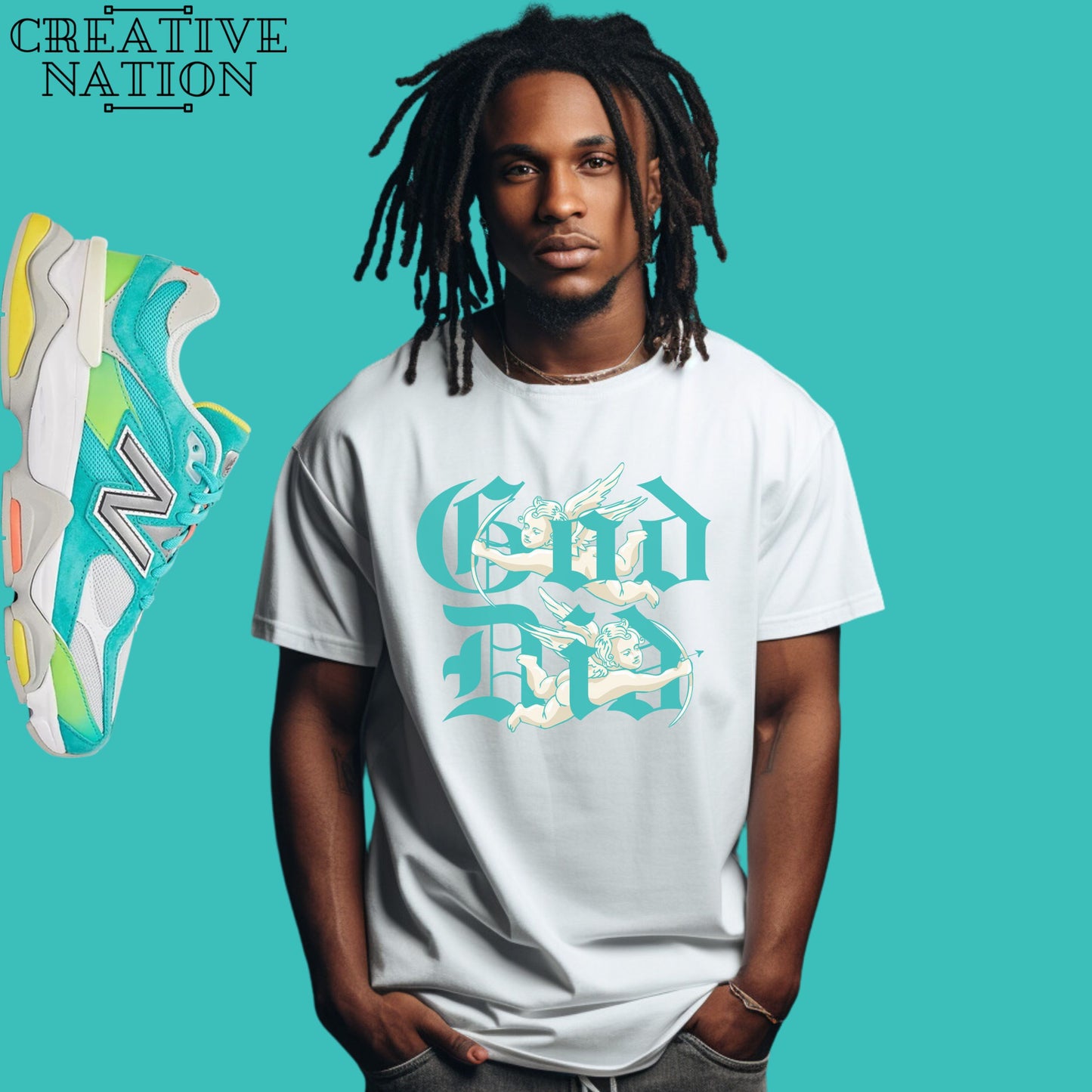 Shirt To Match New Balance 9060 Cyan Burst DTLR Unisex Tee God Shirt For 9060