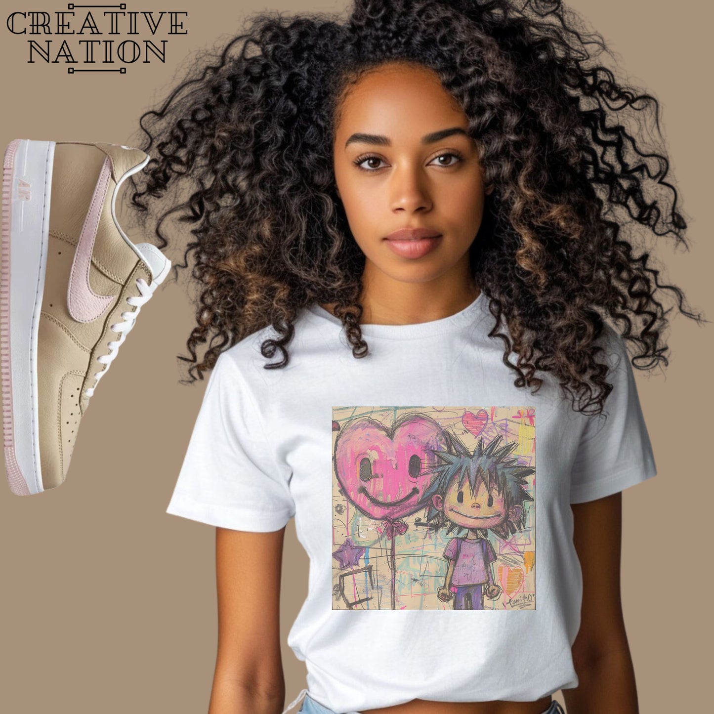 Shirt To Match Air Force 1 Low Linen Unisex Tee Heart Shirt For Air Force 1