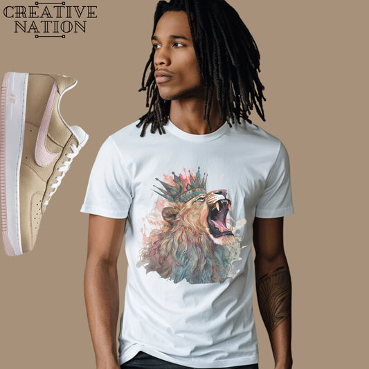 Shirt To Match Air Force 1 Low Linen Unisex Tee Lion Shirt For Air Force 1