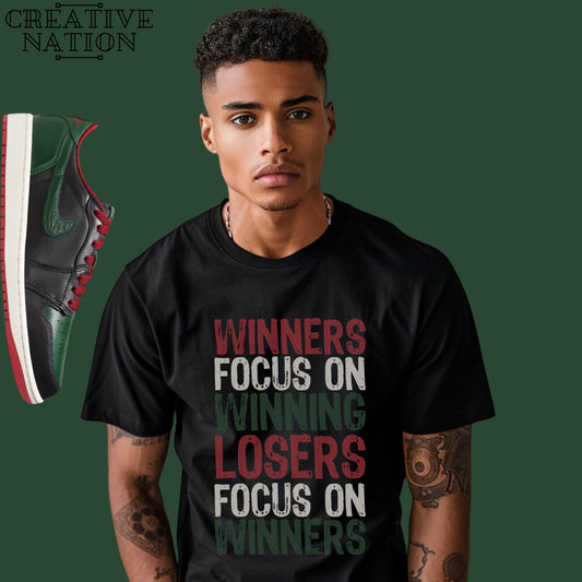 Shirt To Match Jordan 1 Retro Low OG Gorge Green Varsity Red Unisex Tee Gym Shirt For Jordan 1