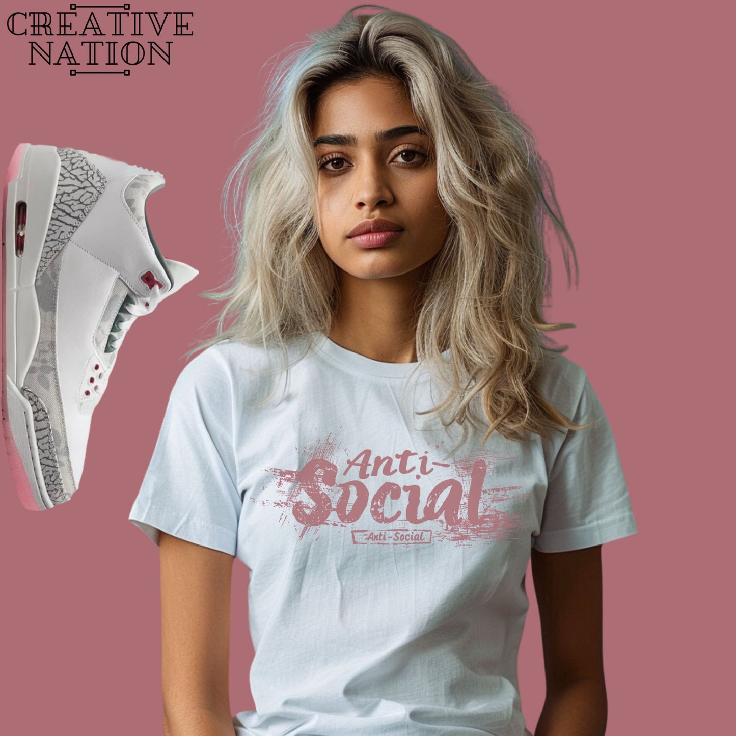 Shirt To Match Jordan 3 Retro Wings Unisex Tee Anti Social Shirt For Jordan 3