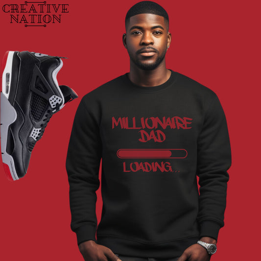 Sweatshirt To Match Jordan 4 Retro Bred Reimagined Unisex Tee Dad Shirt For Jordan 4