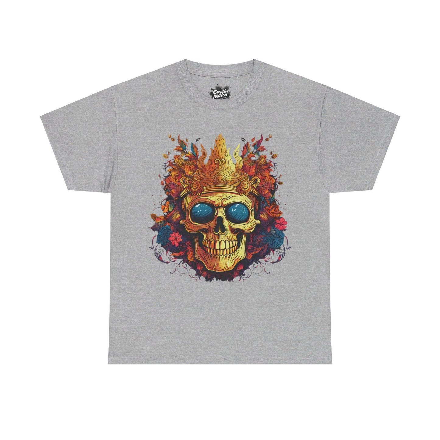 Shirt To Match Undefeated Air Force 1 Low Celestine Blue Unisex Tee Skull Shirt For AF1